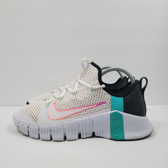 Nike Free Metcon 3 Men's Flash Crimson Aqua White Shoes CJ0861-120 US Size 10.5 - Picture 2 of 9